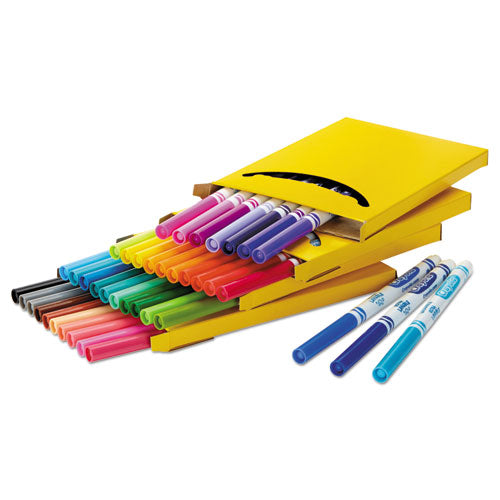 Crayola® wholesale. Ultra-clean Washable Markers, Fine Bullet Tip, Classic Colors, 40-set. HSD Wholesale: Janitorial Supplies, Breakroom Supplies, Office Supplies.