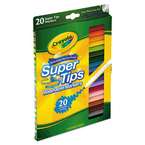 Crayola® wholesale. Washable Super Tips Markers, Broad-fine Bullet Tip, Assorted Colors,. HSD Wholesale: Janitorial Supplies, Breakroom Supplies, Office Supplies.