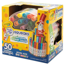 Load image into Gallery viewer, Crayola® wholesale. Pip-squeaks Telescoping Marker Tower, Medium Bullet Tip, Assorted Colors, 50-pack. HSD Wholesale: Janitorial Supplies, Breakroom Supplies, Office Supplies.