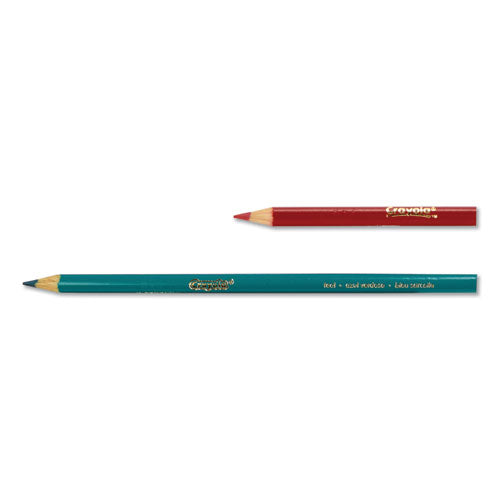 Crayola® wholesale. Short Colored Pencils Hinged Top Box With Sharpener, 3.3 Mm, 2b (