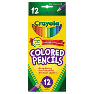 Crayola® wholesale. Long-length Colored Pencil Set, 3.3 Mm, 2b (#1), Assorted Lead-barrel Colors, Dozen. HSD Wholesale: Janitorial Supplies, Breakroom Supplies, Office Supplies.