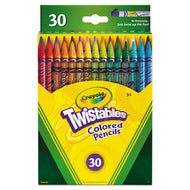 Crayola® wholesale. Twistables Colored Pencils, 2 Mm, 2b (#1), Assorted Lead-barrel Colors, 30-pack. HSD Wholesale: Janitorial Supplies, Breakroom Supplies, Office Supplies.