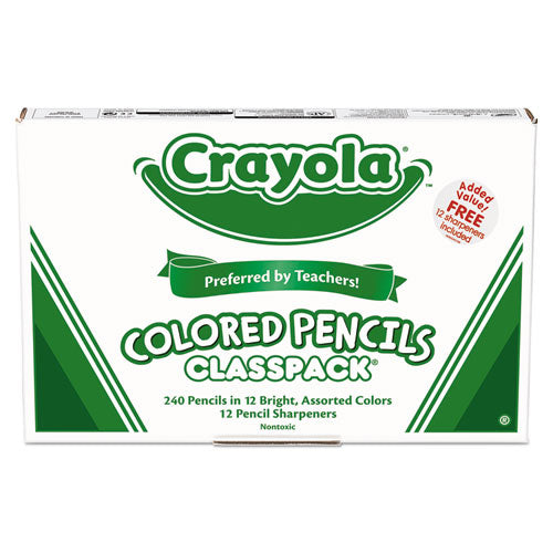 Crayola® wholesale. Color Pencil Classpack Set, 3.3 Mm, 2b (