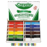 Crayola® wholesale. Color Pencil Classpack Set, 3.3 Mm, 2b (#1), Assorted Lead-barrel Colors, 252-box. HSD Wholesale: Janitorial Supplies, Breakroom Supplies, Office Supplies.