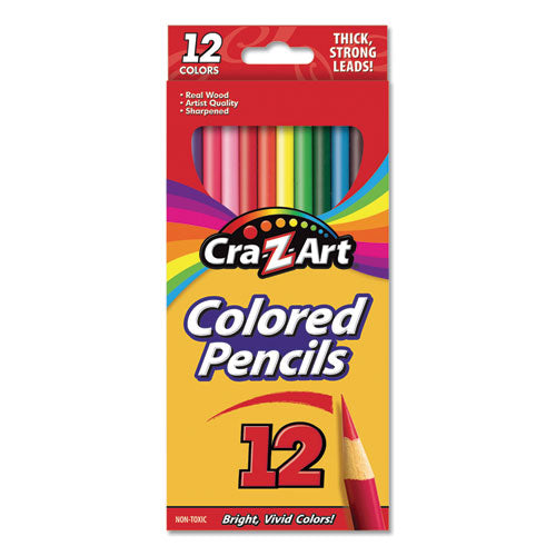 Cra-Z-Art® wholesale. Colored Pencils, 12 Assorted Lead-barrel Colors, 12-set. HSD Wholesale: Janitorial Supplies, Breakroom Supplies, Office Supplies.