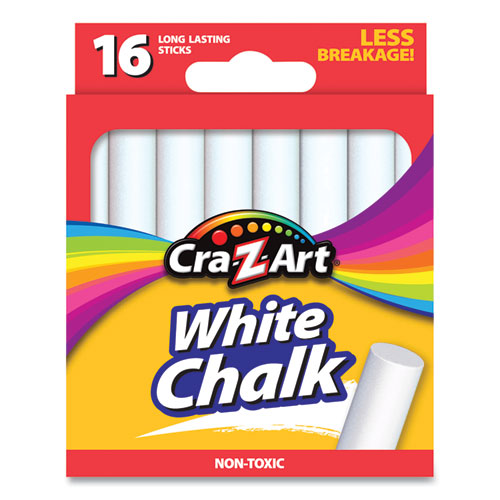 Cra-Z-Art® wholesale. White Chalk, 16-pack. HSD Wholesale: Janitorial Supplies, Breakroom Supplies, Office Supplies.