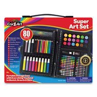 Cra-Z-Art® wholesale. Super Art Set, 80 Pieces. HSD Wholesale: Janitorial Supplies, Breakroom Supplies, Office Supplies.