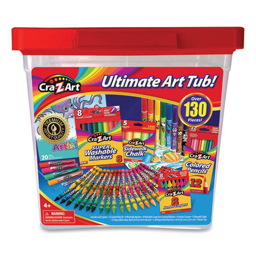 Cra-Z-Art® wholesale. Ultimate Art Tub, 130 Pieces. HSD Wholesale: Janitorial Supplies, Breakroom Supplies, Office Supplies.