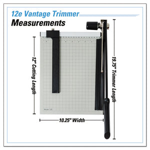 Dahle® wholesale. Vantage Guillotine Paper Trimmer-cutter, 15 Sheets, 12" Cut Length. HSD Wholesale: Janitorial Supplies, Breakroom Supplies, Office Supplies.