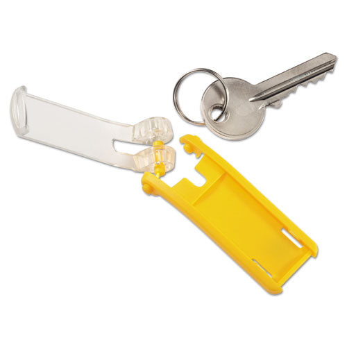 Durable® wholesale. Key Tags For Locking Key Cabinets, Plastic, 1 1-8 X 2 3-4, Assorted, 24-pack. HSD Wholesale: Janitorial Supplies, Breakroom Supplies, Office Supplies.