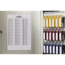 Load image into Gallery viewer, Durable® wholesale. Locking Key Cabinet, 36-key, Brushed Aluminum, Silver, 11 3-4 X 4 5-8 X 11. HSD Wholesale: Janitorial Supplies, Breakroom Supplies, Office Supplies.