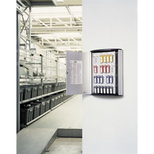 Load image into Gallery viewer, Durable® wholesale. Locking Key Cabinet, 72-key, Brushed Aluminum, 11 3-4 X 4 5-8 X 15 3-4. HSD Wholesale: Janitorial Supplies, Breakroom Supplies, Office Supplies.