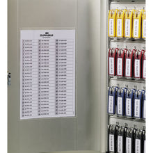 Load image into Gallery viewer, Durable® wholesale. Locking Key Cabinet, 72-key, Brushed Aluminum, 11 3-4 X 4 5-8 X 15 3-4. HSD Wholesale: Janitorial Supplies, Breakroom Supplies, Office Supplies.