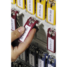 Load image into Gallery viewer, Durable® wholesale. Locking Key Cabinet, 72-key, Brushed Aluminum, 11 3-4 X 4 5-8 X 15 3-4. HSD Wholesale: Janitorial Supplies, Breakroom Supplies, Office Supplies.