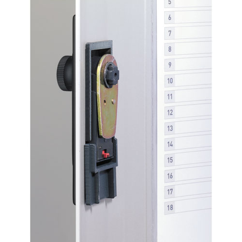 Durable® wholesale. Locking Key Cabinet, 36-key, Brushed Aluminum, Silver, 11 3-4 X 4 5-8 X 11. HSD Wholesale: Janitorial Supplies, Breakroom Supplies, Office Supplies.