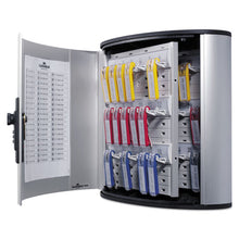 Load image into Gallery viewer, Durable® wholesale. Locking Key Cabinet, 36-key, Brushed Aluminum, Silver, 11 3-4 X 4 5-8 X 11. HSD Wholesale: Janitorial Supplies, Breakroom Supplies, Office Supplies.