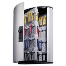 Durable® wholesale. Locking Key Cabinet, 72-key, Brushed Aluminum, 11 3-4 X 4 5-8 X 15 3-4. HSD Wholesale: Janitorial Supplies, Breakroom Supplies, Office Supplies.