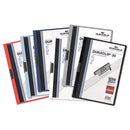 Durable® wholesale. Vinyl Duraclip Report Cover, Letter, Holds 30 Pages, Clear-dark Blue, 25-box. HSD Wholesale: Janitorial Supplies, Breakroom Supplies, Office Supplies.
