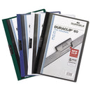 Durable® wholesale. Vinyl Duraclip Report Cover W-clip, Letter, Holds 60 Pages, Clear-black, 25-box. HSD Wholesale: Janitorial Supplies, Breakroom Supplies, Office Supplies.