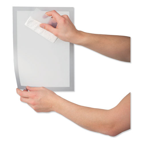 Durable® wholesale. Duraframe Sun Sign Holder, 11 X 17, Silver Frame, 2-pack. HSD Wholesale: Janitorial Supplies, Breakroom Supplies, Office Supplies.