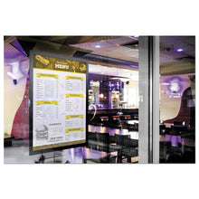 Load image into Gallery viewer, Durable® wholesale. Duraframe Sign Holder, 8 1-2 X 11, Black Frame, 2 Per Pack. HSD Wholesale: Janitorial Supplies, Breakroom Supplies, Office Supplies.