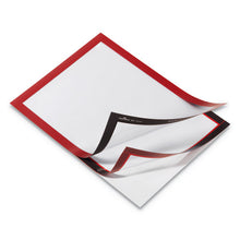 Load image into Gallery viewer, Durable® wholesale. Duraframe Sign Holder, 8 1-2&quot; X 11&quot;, Red Frame, 2-pack. HSD Wholesale: Janitorial Supplies, Breakroom Supplies, Office Supplies.