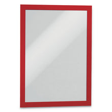 Load image into Gallery viewer, Durable® wholesale. Duraframe Sign Holder, 8 1-2&quot; X 11&quot;, Red Frame, 2-pack. HSD Wholesale: Janitorial Supplies, Breakroom Supplies, Office Supplies.