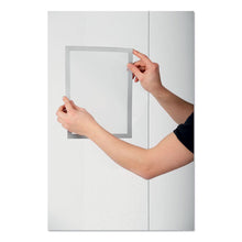 Load image into Gallery viewer, Durable® wholesale. Duraframe Sign Holder, 8 1-2&quot; X 11&quot;, Silver Frame, 2-pack. HSD Wholesale: Janitorial Supplies, Breakroom Supplies, Office Supplies.