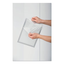 Load image into Gallery viewer, Durable® wholesale. Duraframe Sign Holder, 8 1-2&quot; X 11&quot;, Silver Frame, 2-pack. HSD Wholesale: Janitorial Supplies, Breakroom Supplies, Office Supplies.