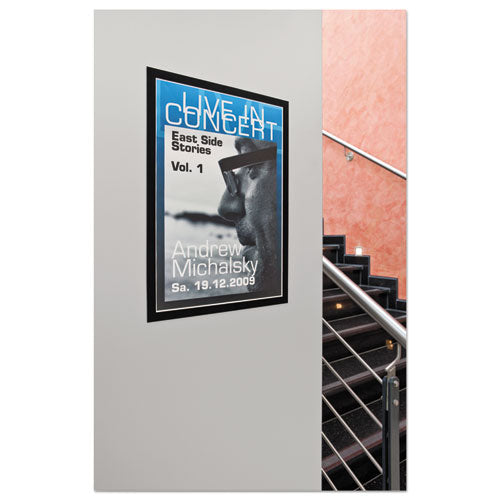 Durable® wholesale. Duraframe Sign Holder, 11 X 17, Black Frame, 2-pack. HSD Wholesale: Janitorial Supplies, Breakroom Supplies, Office Supplies.