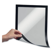 Load image into Gallery viewer, Durable® wholesale. Duraframe Magnetic Sign Holder, 8.5 X 11, Black Frame, 2-pack. HSD Wholesale: Janitorial Supplies, Breakroom Supplies, Office Supplies.