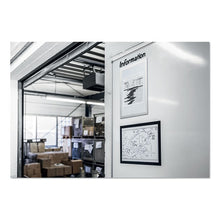 Load image into Gallery viewer, Durable® wholesale. Duraframe Magnetic Sign Holder, 8.5 X 11, Black Frame, 2-pack. HSD Wholesale: Janitorial Supplies, Breakroom Supplies, Office Supplies.