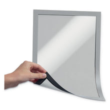 Load image into Gallery viewer, Durable® wholesale. Duraframe Magnetic Sign Holder, 8.5 X 11, Silver Frame, 2-pack. HSD Wholesale: Janitorial Supplies, Breakroom Supplies, Office Supplies.