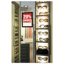 Durable® wholesale. Duraframe Sign Holder, 5 1-2 X 8 1-2, Black Frame, 2-pack. HSD Wholesale: Janitorial Supplies, Breakroom Supplies, Office Supplies.