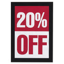 Durable® wholesale. Duraframe Sign Holder, 5 1-2 X 8 1-2, Black Frame, 2-pack. HSD Wholesale: Janitorial Supplies, Breakroom Supplies, Office Supplies.