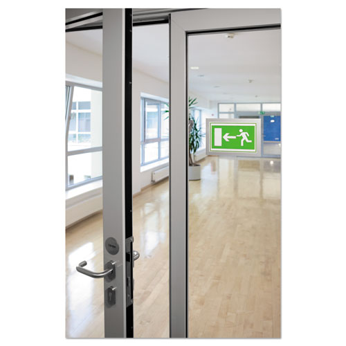 Durable® wholesale. Duraframe Sign Holder, 5 1-2" X 8 1-2", Silver, 2-pk. HSD Wholesale: Janitorial Supplies, Breakroom Supplies, Office Supplies.