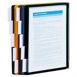Durable® wholesale. Vario Wall Reference System, 10 Panels, Assorted Borders And Panels. HSD Wholesale: Janitorial Supplies, Breakroom Supplies, Office Supplies.
