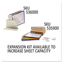 Durable® wholesale. Vario Reference Desktop System, 10 Panels, Assorted Borders And Panels. HSD Wholesale: Janitorial Supplies, Breakroom Supplies, Office Supplies.