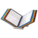 Durable® wholesale. Vario Reference Desktop System, 20 Panels, Assorted Borders And Panels. HSD Wholesale: Janitorial Supplies, Breakroom Supplies, Office Supplies.