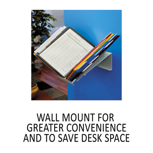 Durable® wholesale. Vario Reference Desktop System, 20 Panels, Assorted Borders And Panels. HSD Wholesale: Janitorial Supplies, Breakroom Supplies, Office Supplies.