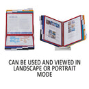 Durable® wholesale. Vario Pro Desktop Reference System, 10 Panels, Le Gal, Assorted Borders And Panels. HSD Wholesale: Janitorial Supplies, Breakroom Supplies, Office Supplies.