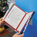 Durable® wholesale. Vario Pro Desktop Reference System, 10 Panels, Le Gal, Assorted Borders And Panels. HSD Wholesale: Janitorial Supplies, Breakroom Supplies, Office Supplies.