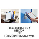 Durable® wholesale. Vario Pro Desktop Reference System, 10 Panels, Le Gal, Assorted Borders And Panels. HSD Wholesale: Janitorial Supplies, Breakroom Supplies, Office Supplies.