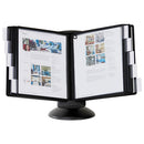 Durable® wholesale. Sherpa Motion Desk Reference System, 10 Panels, Black Borders. HSD Wholesale: Janitorial Supplies, Breakroom Supplies, Office Supplies.