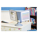 Durable® wholesale. Sherpa Motion Desk Reference System, 10 Panels, Gray Borders. HSD Wholesale: Janitorial Supplies, Breakroom Supplies, Office Supplies.