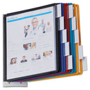 Durable® Sherpa® wholesale. Sherpa Wall-mount Reference System, 10 Gray Panels, Letter, Assorted Borders. HSD Wholesale: Janitorial Supplies, Breakroom Supplies, Office Supplies.