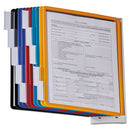 Durable® Sherpa® wholesale. Sherpa Wall-mount Reference System, 10 Gray Panels, Letter, Assorted Borders. HSD Wholesale: Janitorial Supplies, Breakroom Supplies, Office Supplies.