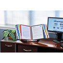 Durable® wholesale. Sherpa Desk Reference System, 10 Panels, 10 X 5 5-8 X 13 7-8, Assorted Borders. HSD Wholesale: Janitorial Supplies, Breakroom Supplies, Office Supplies.