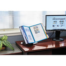 Durable® wholesale. Sherpa Desk Reference System, 10 Panels, 10 X 5 5-8 X 13 7-8, Assorted Borders. HSD Wholesale: Janitorial Supplies, Breakroom Supplies, Office Supplies.