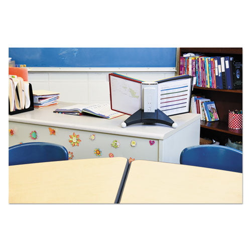 Durable® wholesale. Sherpa Desk Reference System, 10 Panels, 10 X 5 5-8 X 13 7-8, Assorted Borders. HSD Wholesale: Janitorial Supplies, Breakroom Supplies, Office Supplies.